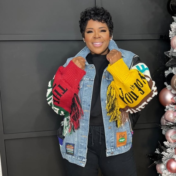 Patchwork Denim Jacketet - Picture 7 of 7